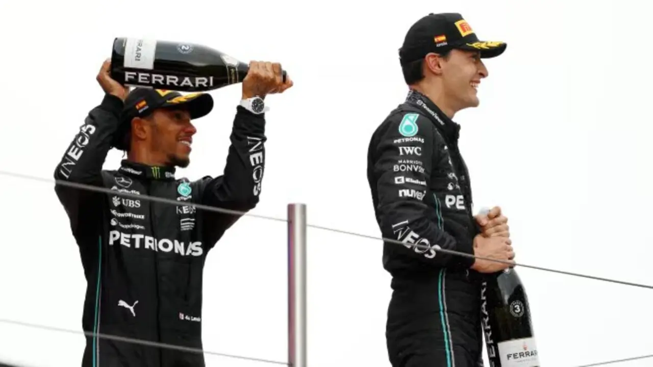Lewis Hamilton y George Russell | Fuente: Fórmula 1