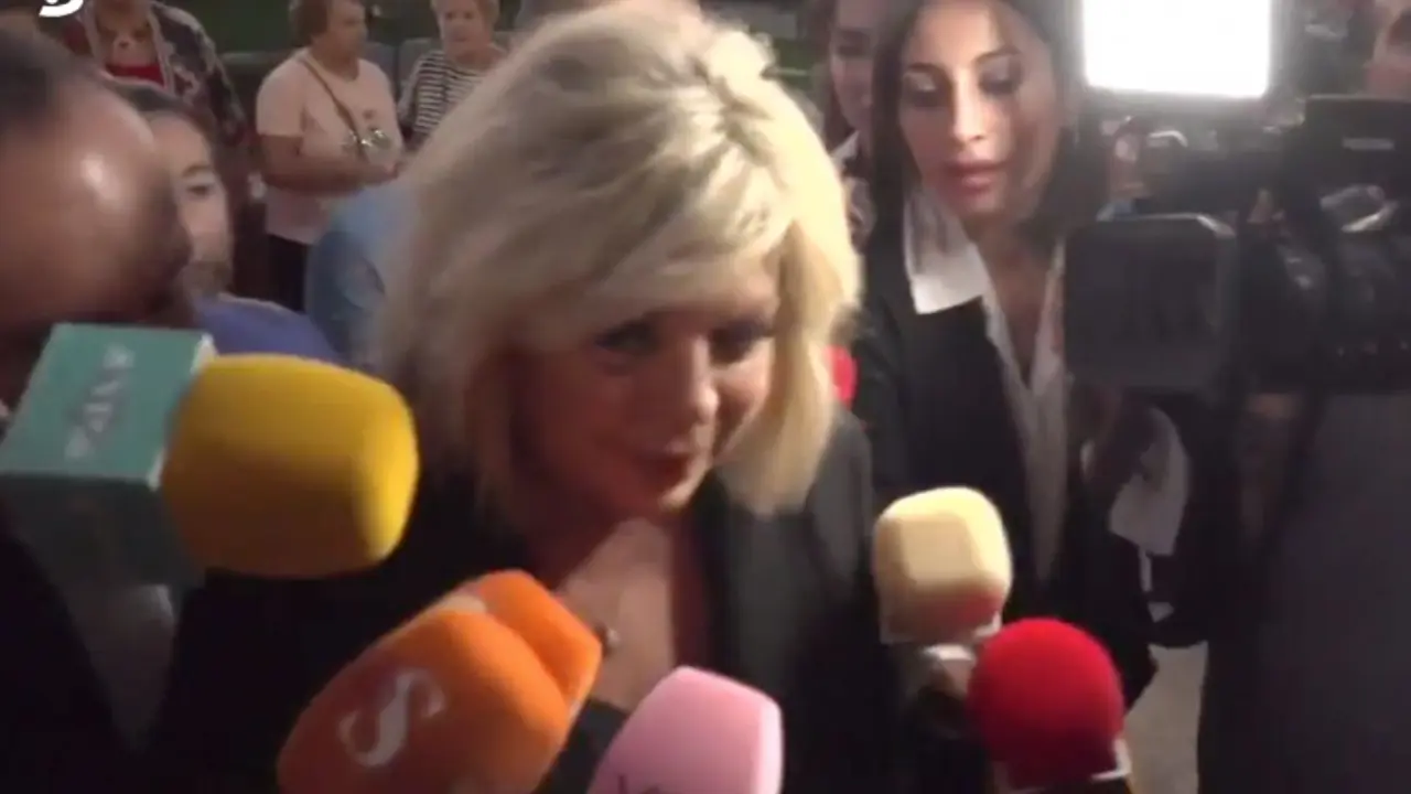 Terelu fue de las primeras en llegar al funeral por María Teresa Campos - Mediaset 