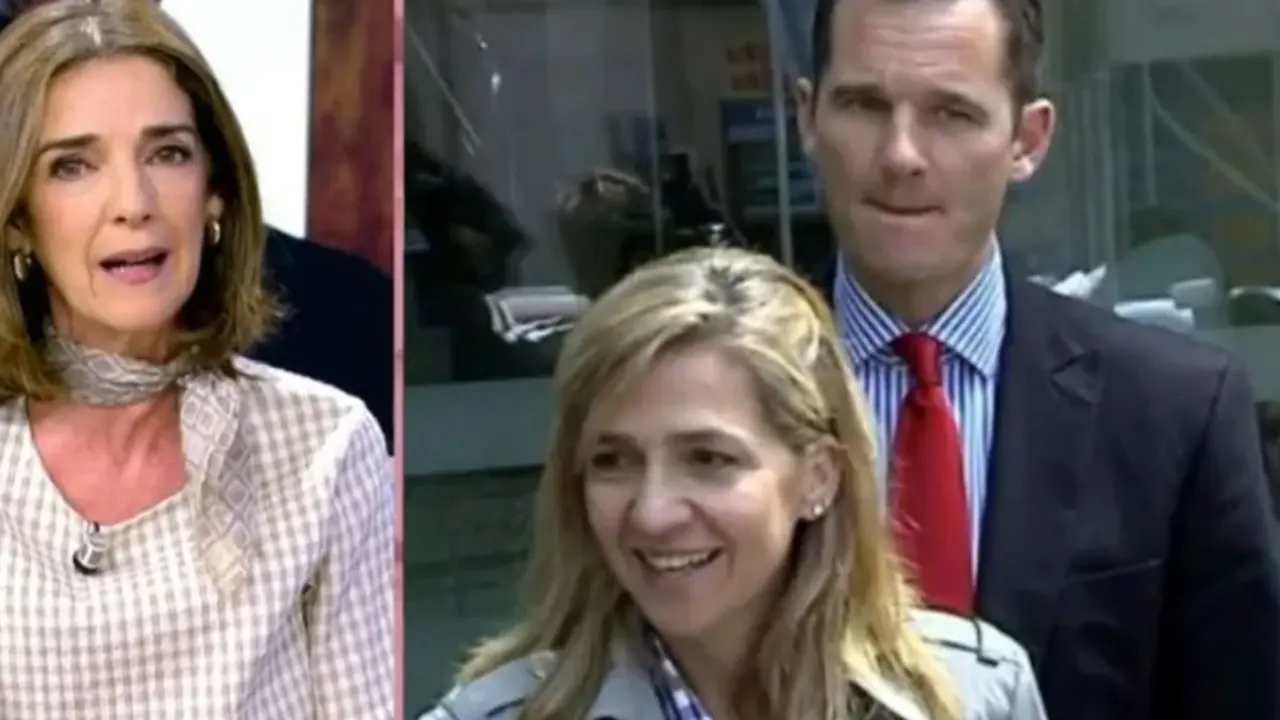 La Infanta Cristina e Iñaki Urdangarín en una imagen de su matrimonio - Mediaset 