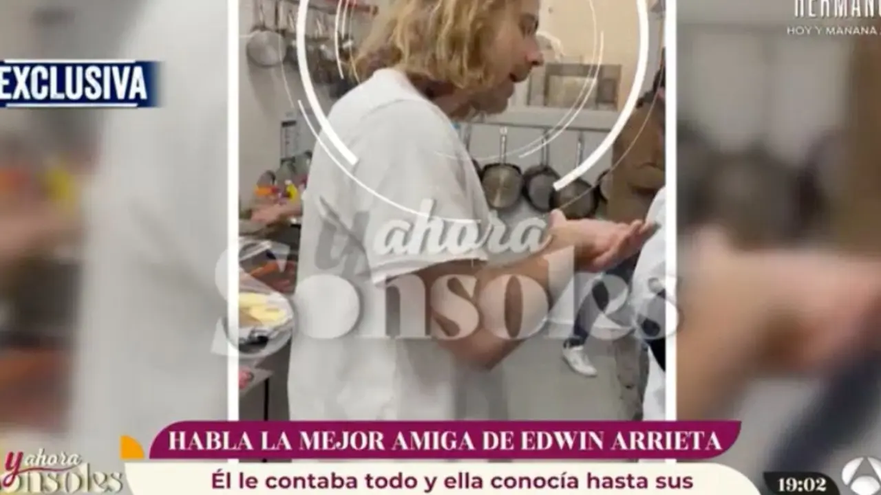 Edwin Arrieta grabó a Daniel Sancho en 'Boogie', mientras este explicaba a otros cocineros cómo preparar una hamburguesa - Atresmedia