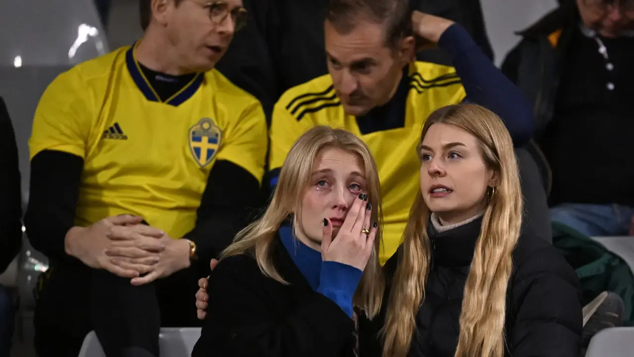 Aficionados en el Bélgica-Suecia | Fuente: Getty Images