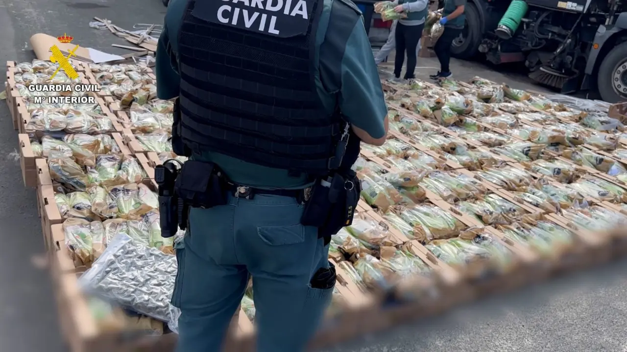 guardia civil - maria entre lechugas