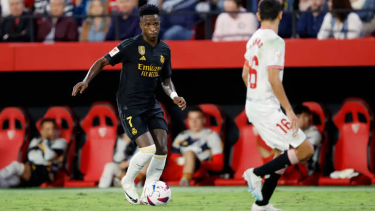 Vinicius en el Sevilla-Real Madrid | Fuente: Getty Images
