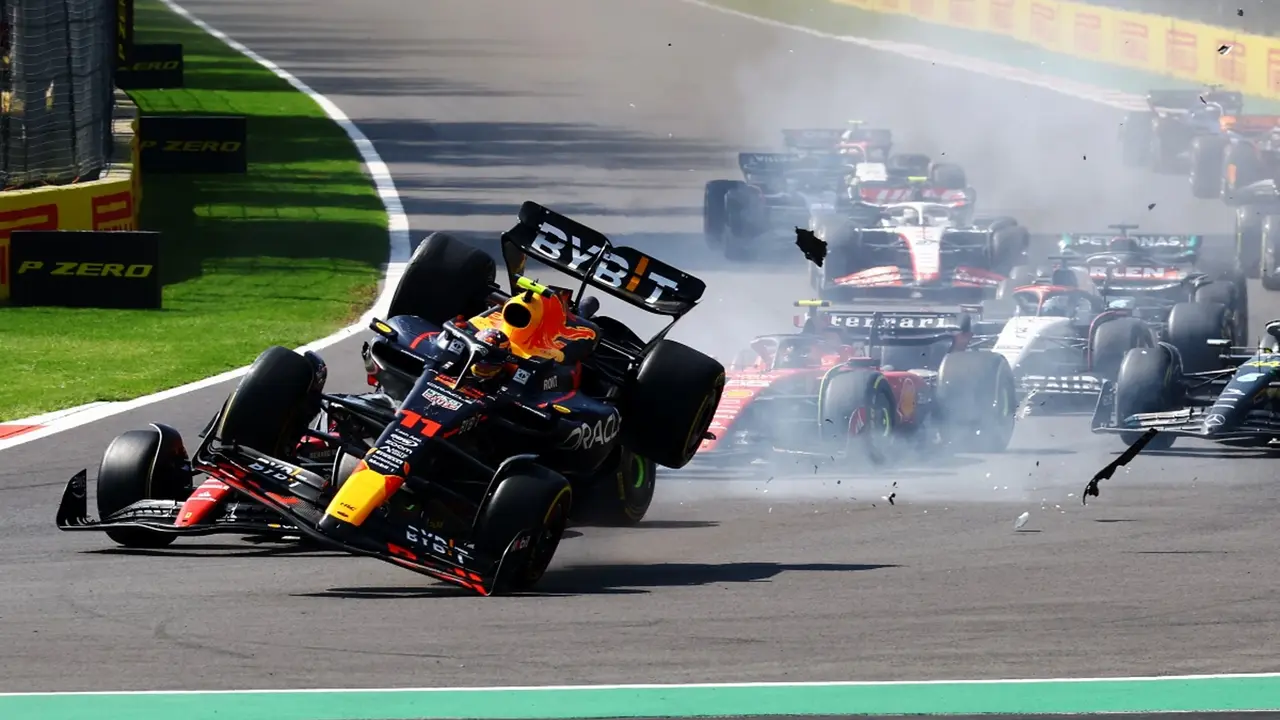 Sergio Pérez en el Gran Premio de México | Fuente: Getty Images