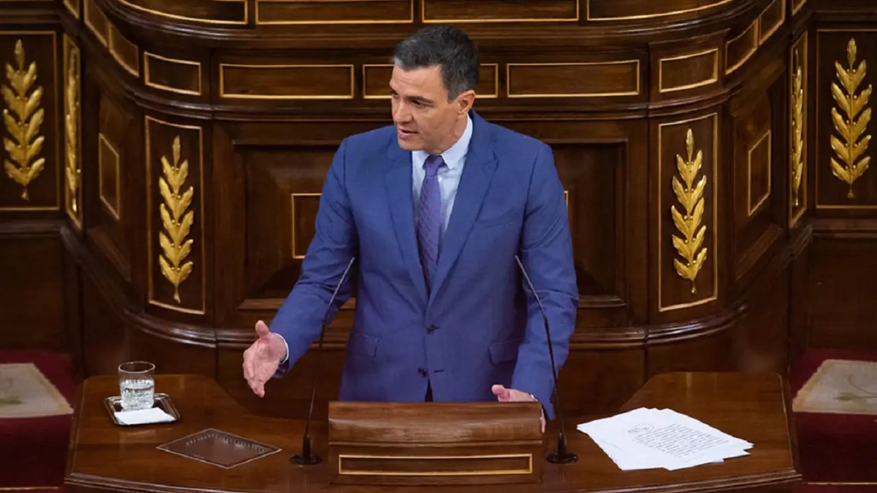 Pedro Sánchez en el Congreso de los Diputados /  Imagen La Moncloa