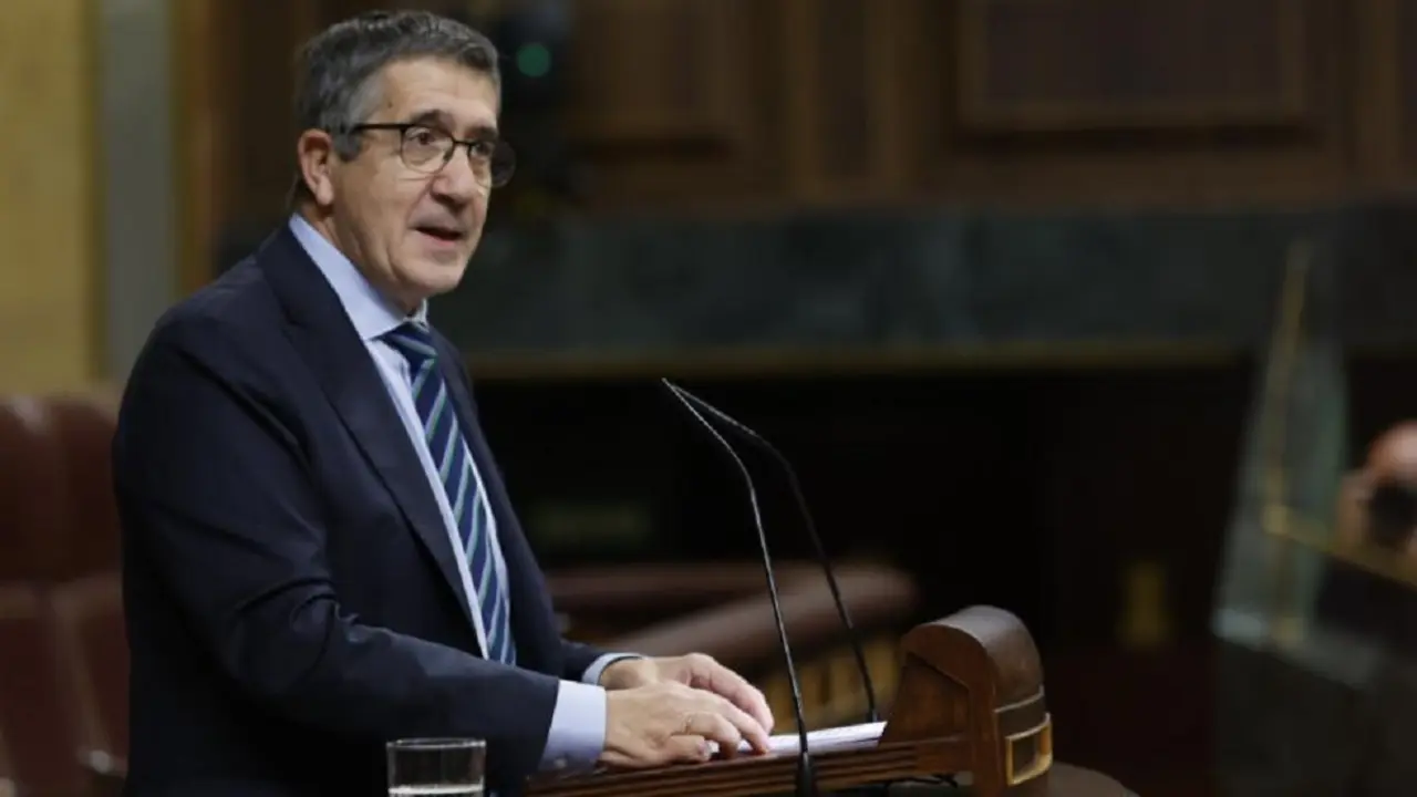 Patxi López, portavoz del Grupo Parlamentario Socialista en el Congreso de los Diputados