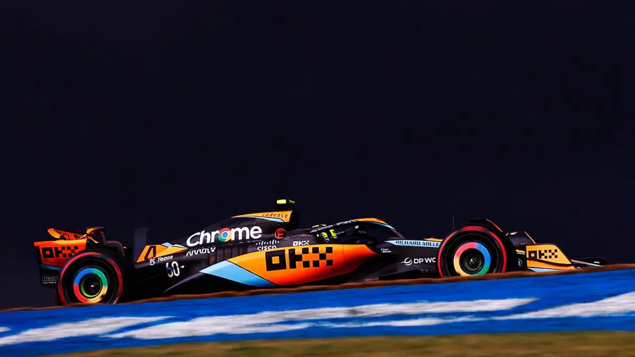 Lando Norris en el Gran Premio de Brasil 2023 de Fórmula 1 | Fuente: McLaren