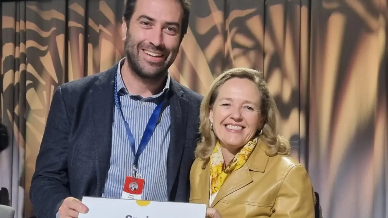 Carlos Cuerpo junto a Nadia Calviño / X