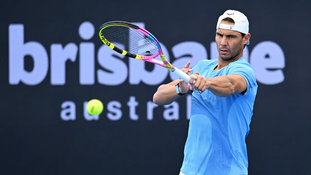 Rafa Nadal en Brisbane | Fuente: Getty Images
