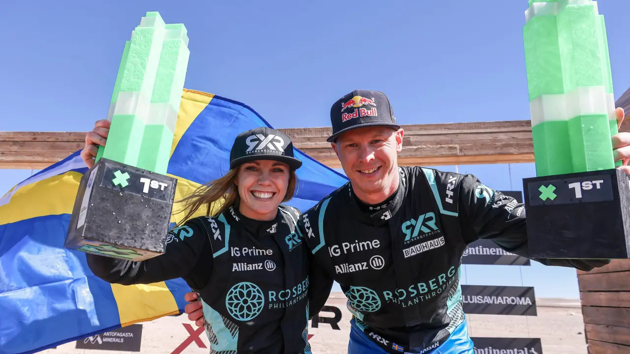 Mikaela Åhlin-Kottulinsky y Johan Kristoffersson | Fuente: Extreme E