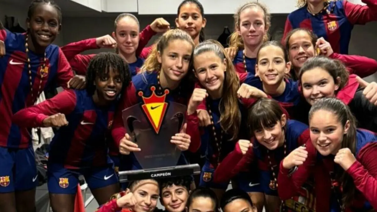 El Barça en la Nike Premier Cup | Fuente: Barça