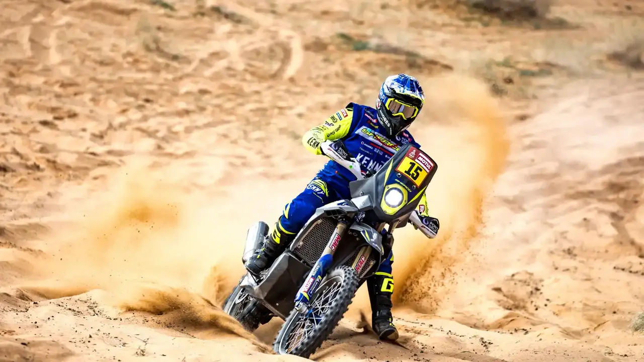 Lorenzo Santolino en la Etapa 2 del Dakar 2024 | Fuente: ASO