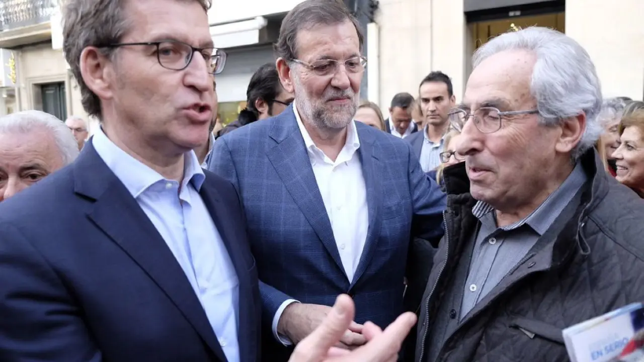 Alberto Núñez Feijóo y Mariano Rajoy, en Vigo / Flickr