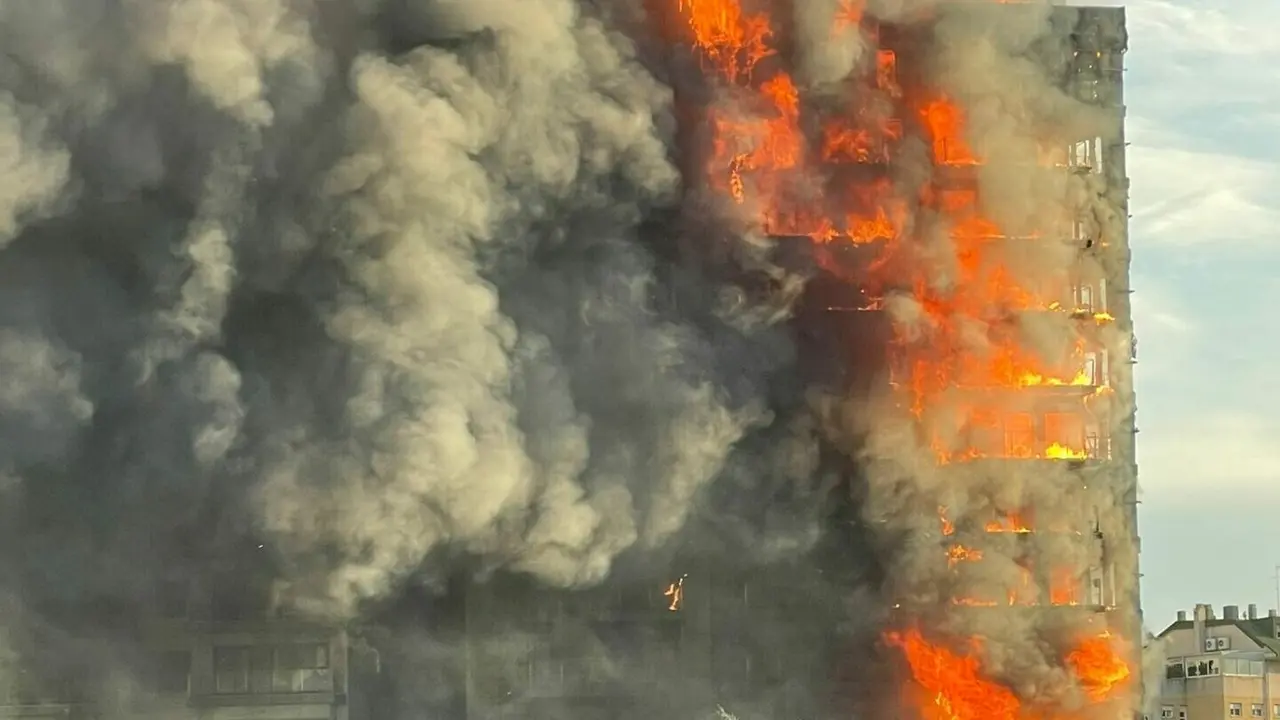 Incendio en Valencia | Fuente: @GVA112