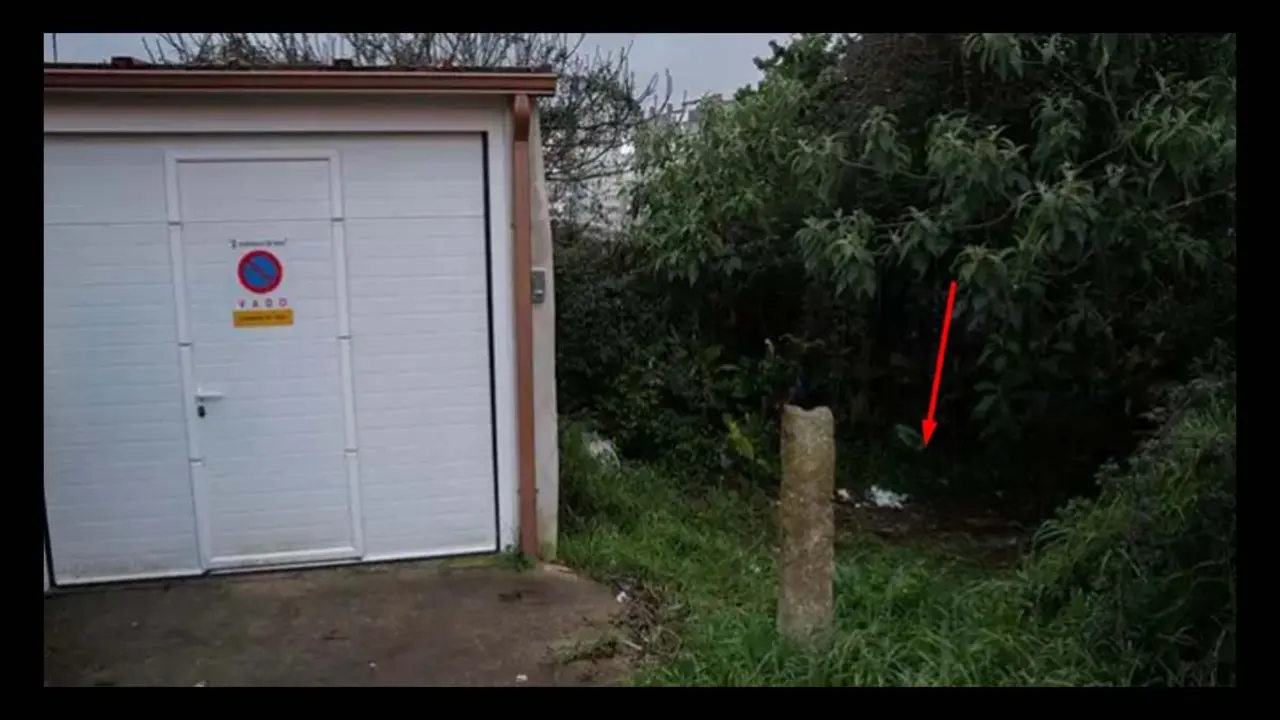 Lugar donde se encontró la maleta