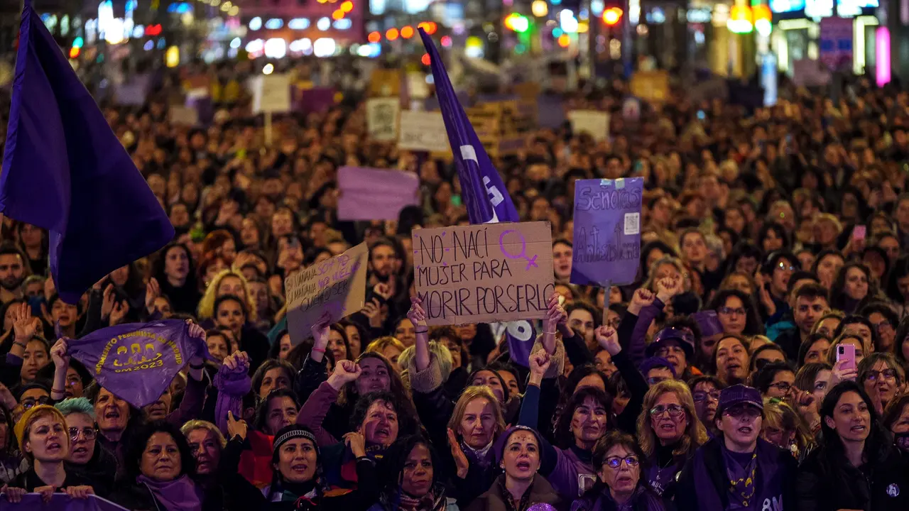 Manifestación 8M Madrid 2023 | Fuente: Getty Images