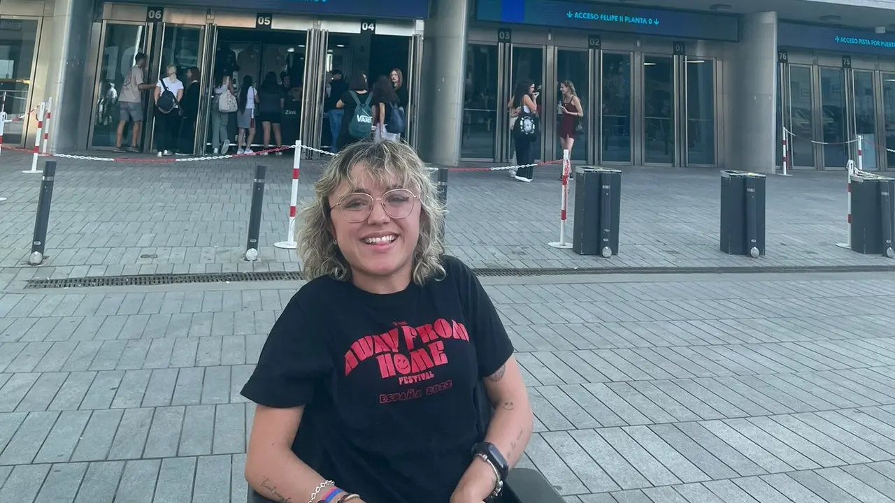 Laura en el WiZink Center | Fuente: Imagen cedida por Laura