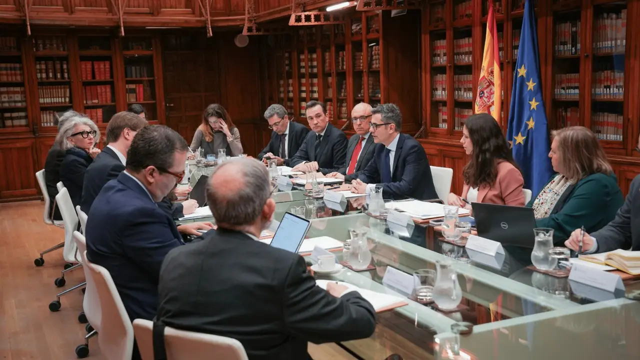 Reunión del Gobierno para la ley de amnistía | Fuente: Ministerio de Justicia