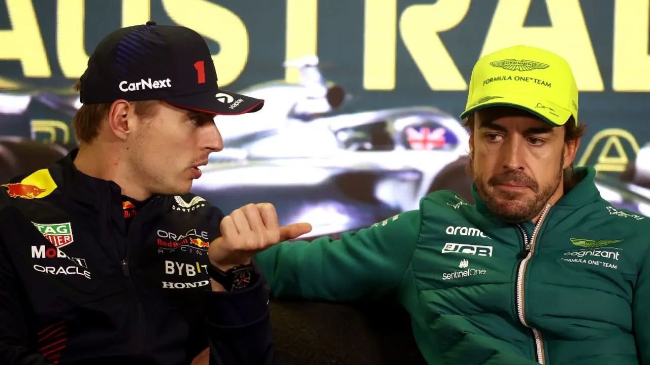 Max Verstappen y Fernando Alonso | Fuente: Getty Images