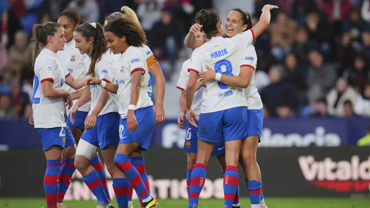 El Barça golea al Levante en la Jornada 22 de la Liga F | Fuente: FC Barcelona Femenino