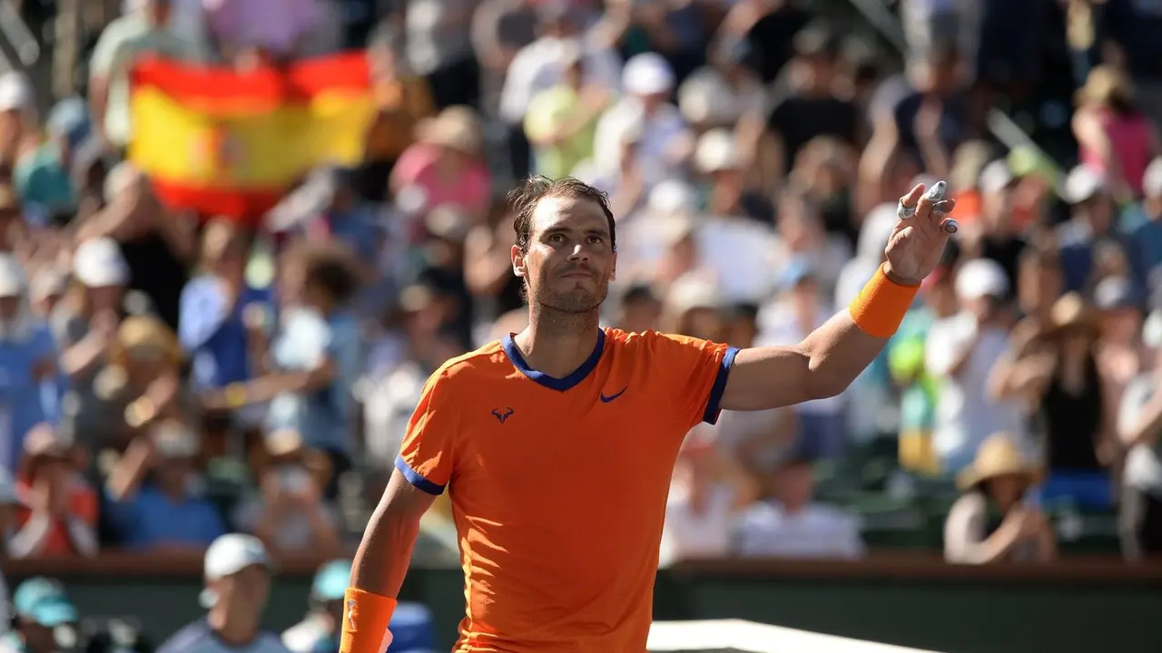Rafa Nadal en Indian Wells | Fuente: @RafaelNadal