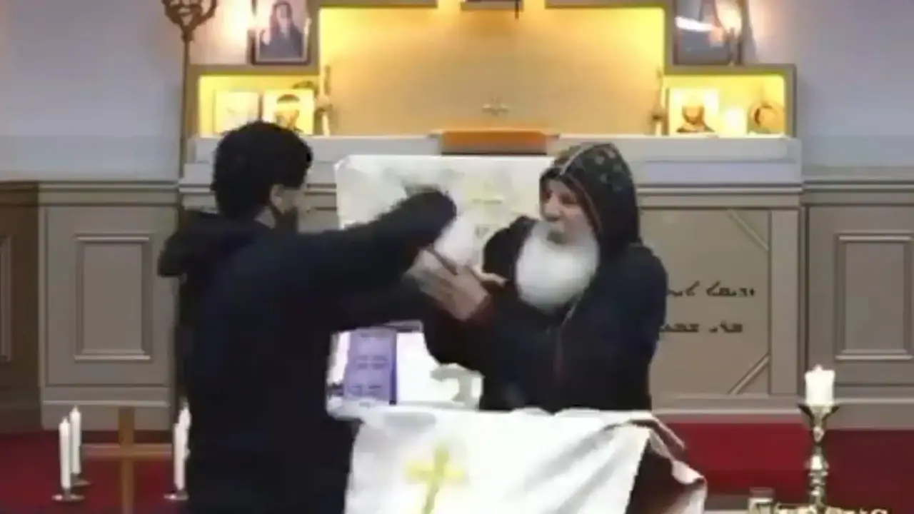 Ataque en una iglesia de Wakeley | Fuente: Retransmisión en streaming