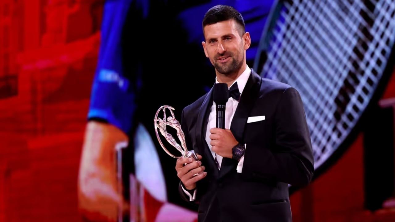 Novak Djokovic en los Laureus 2024 | Fuente: Premios Laureus