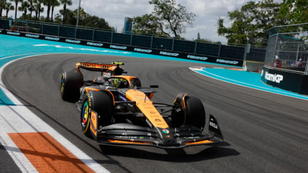Lando Norris en el Gran Premio de Miami | Fuente: Getty Images
