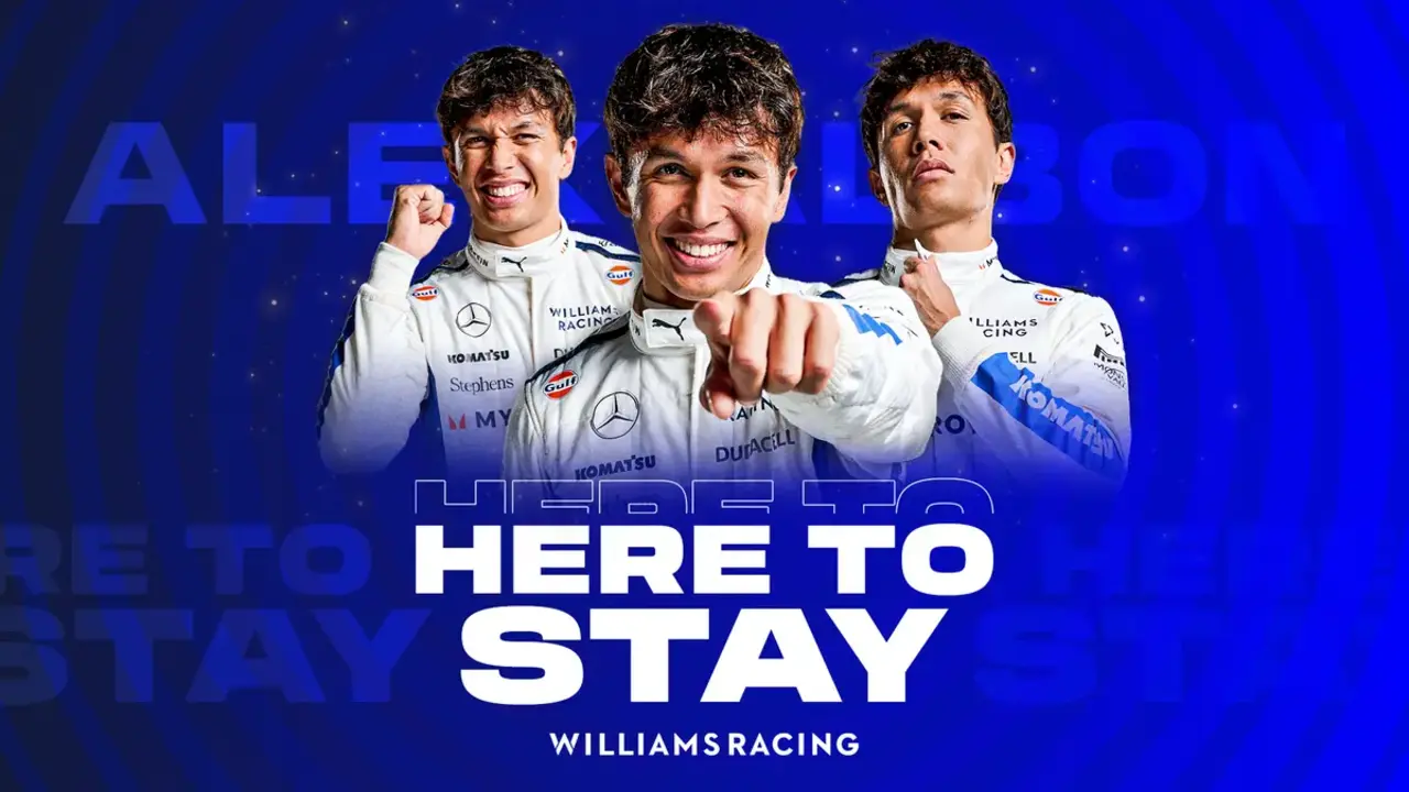 Alex Albon renueva con Williams en Fórmula 1 | Fuente: Williams