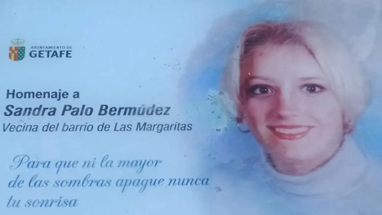 Placa homenaje a Sandra Palo / Ayuntamiento de Getafe