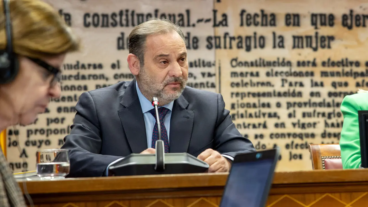 José Luis Ábalos en su comparecencia en el Senado por el 'Caso Koldo' | Fuente: Senado