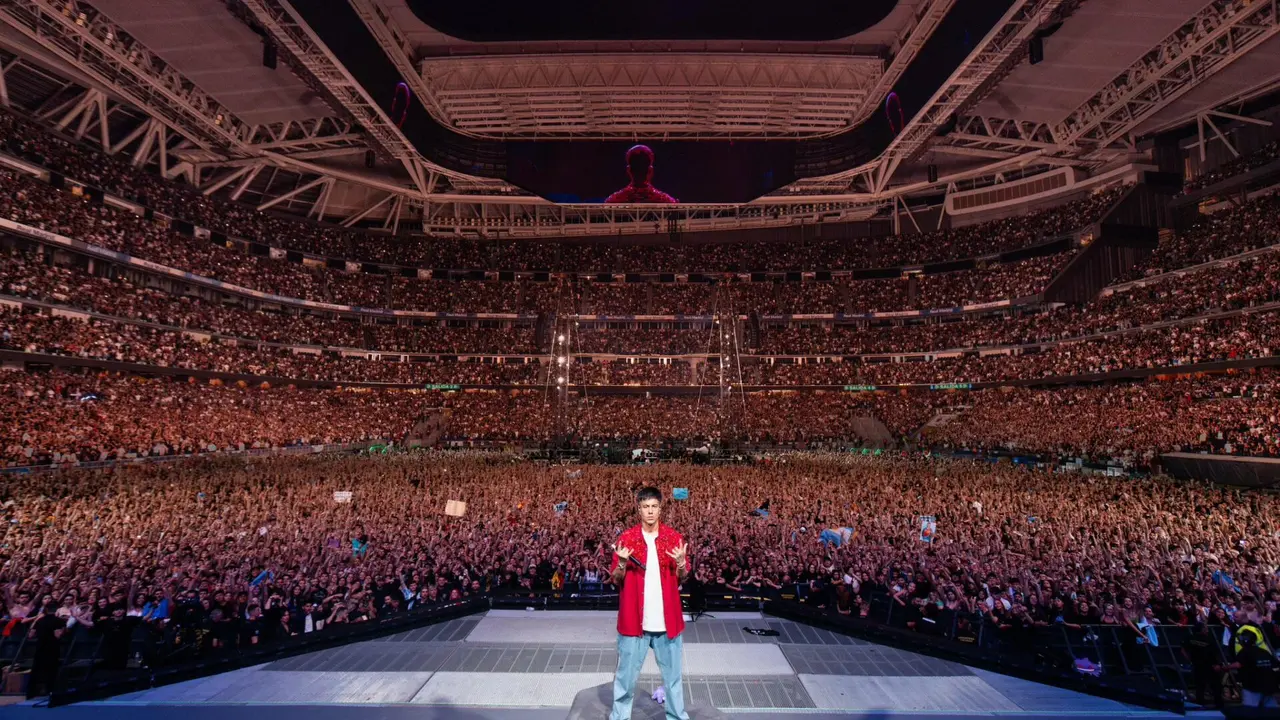 Duki en el Bernabéu | Fuente: @DukiSSJ