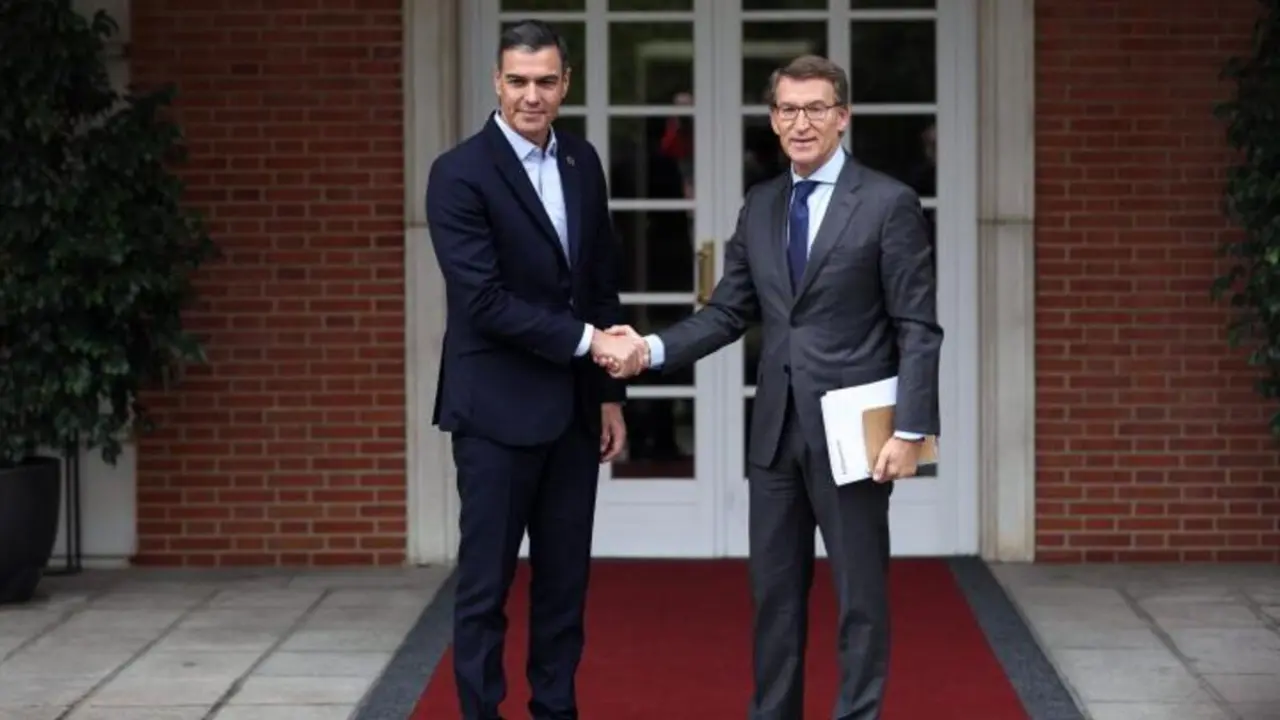 Pedro Sánchez y Alberto Núñez Feijóo | Fuente: Getty Images