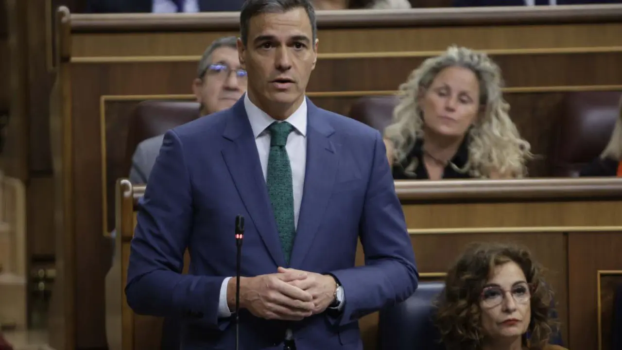 Pedro Sánchez en la sesión de control | Fuente: Congreso de los Diputados