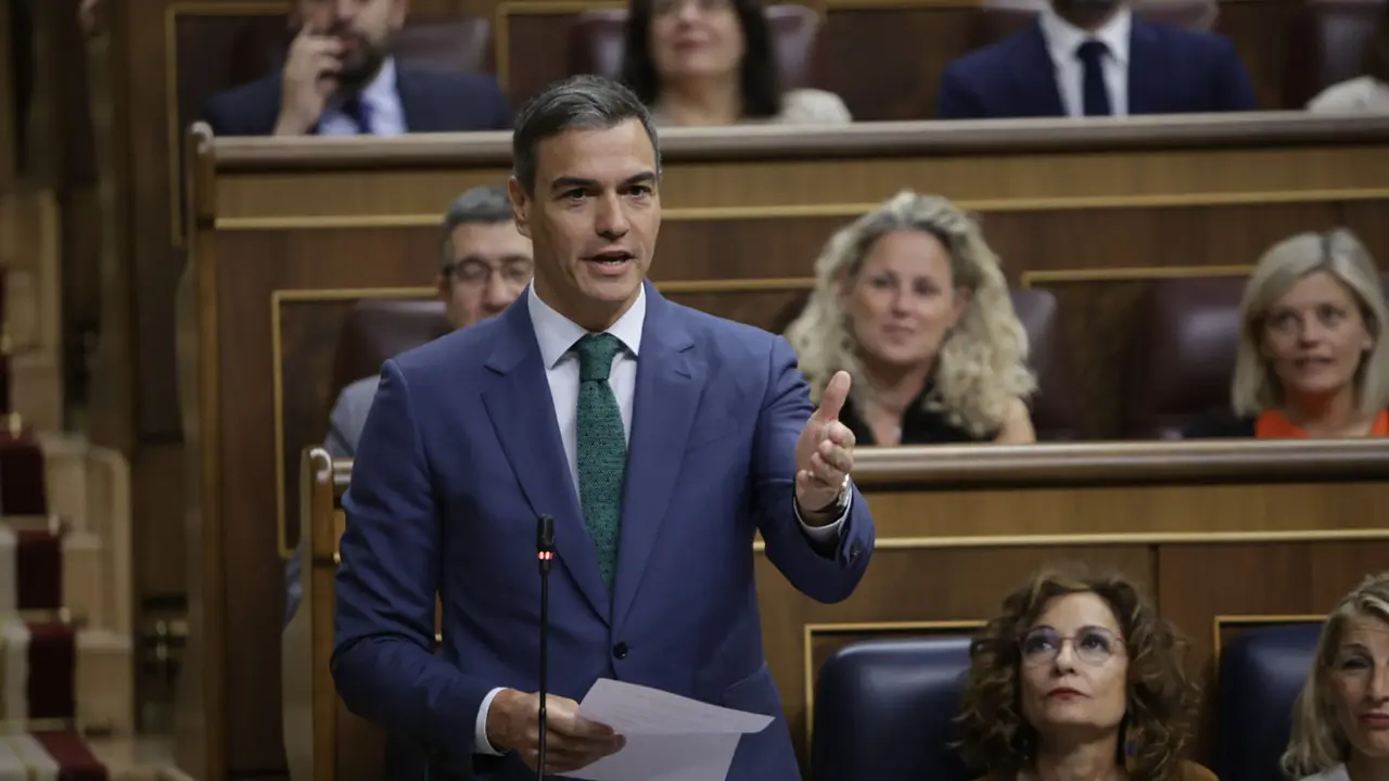Pedro Sánchez en el Congreso | Fuente: Moncloa