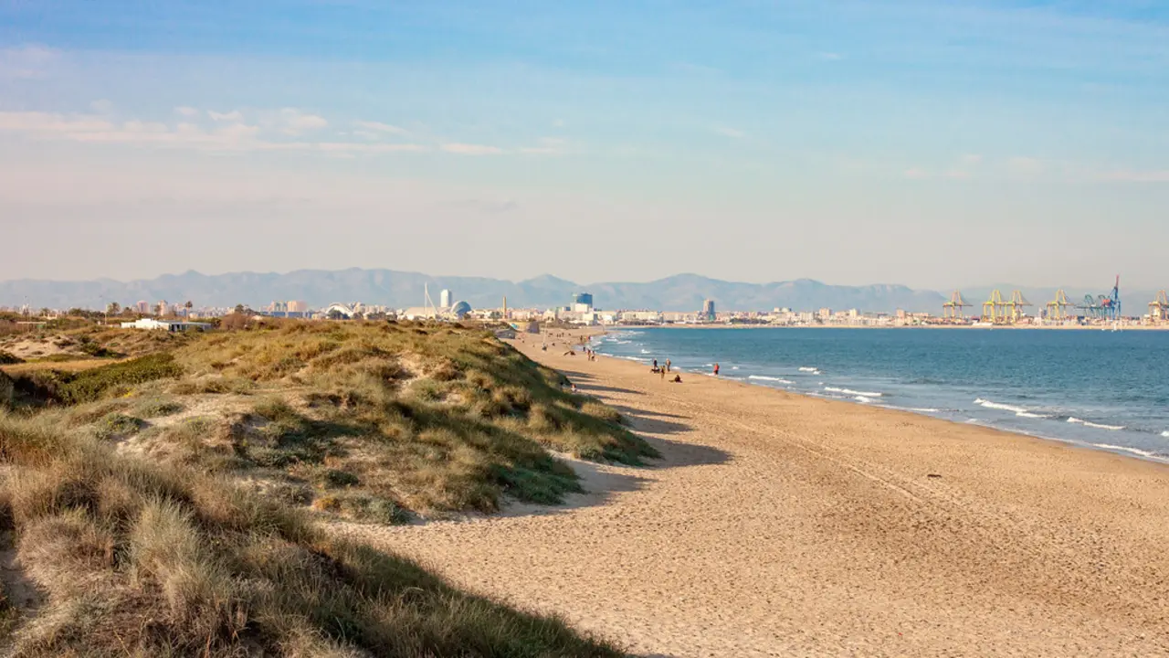 Playa del Saler en una imagen de archivo. 