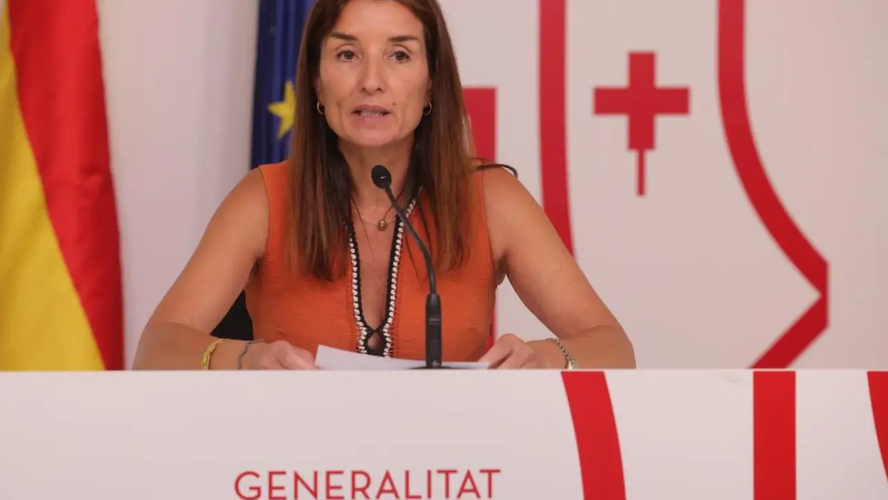 La consellera de Hacienda, Ruth Merino. Fuente: Generalitat Valenciana. 