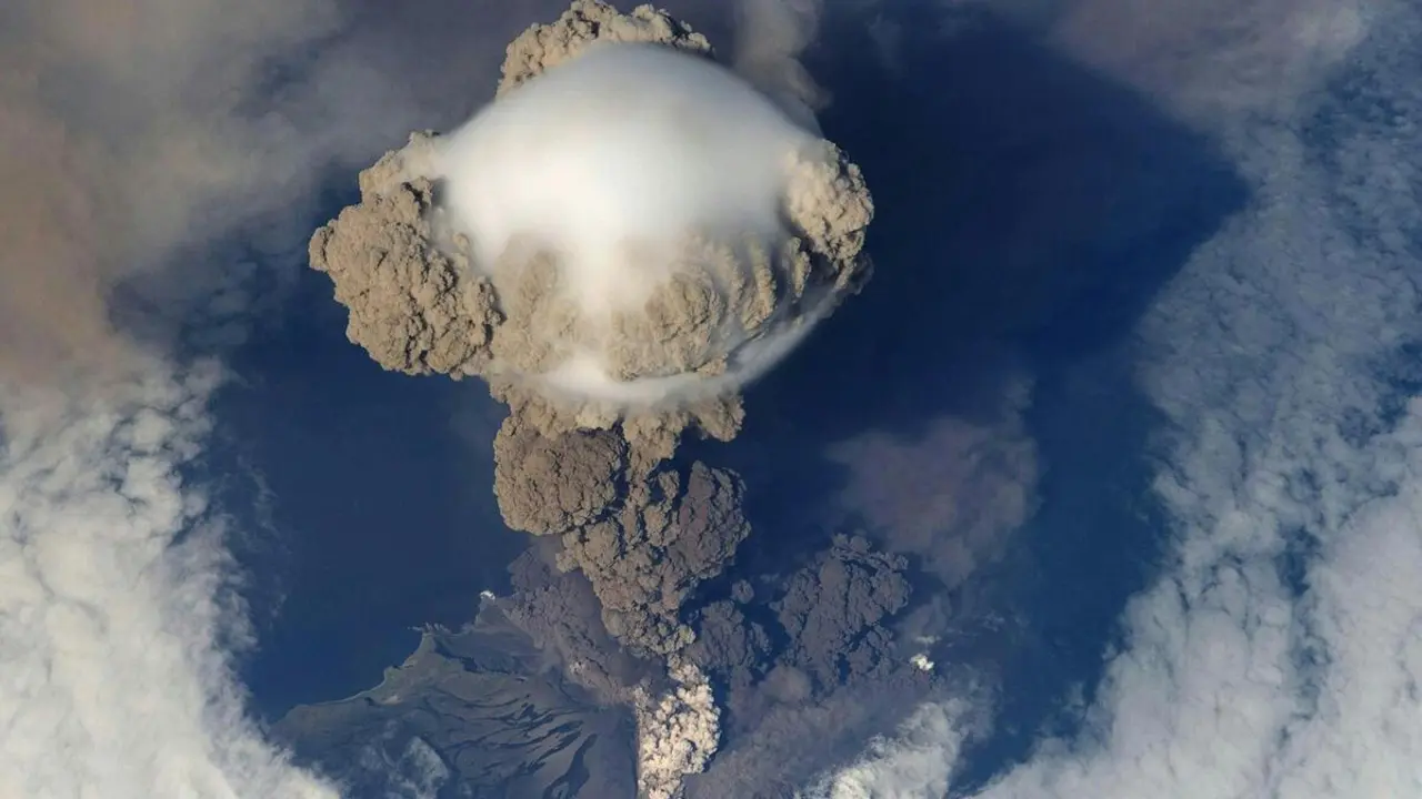 Erupción de un volcán | Fuente: Pexels