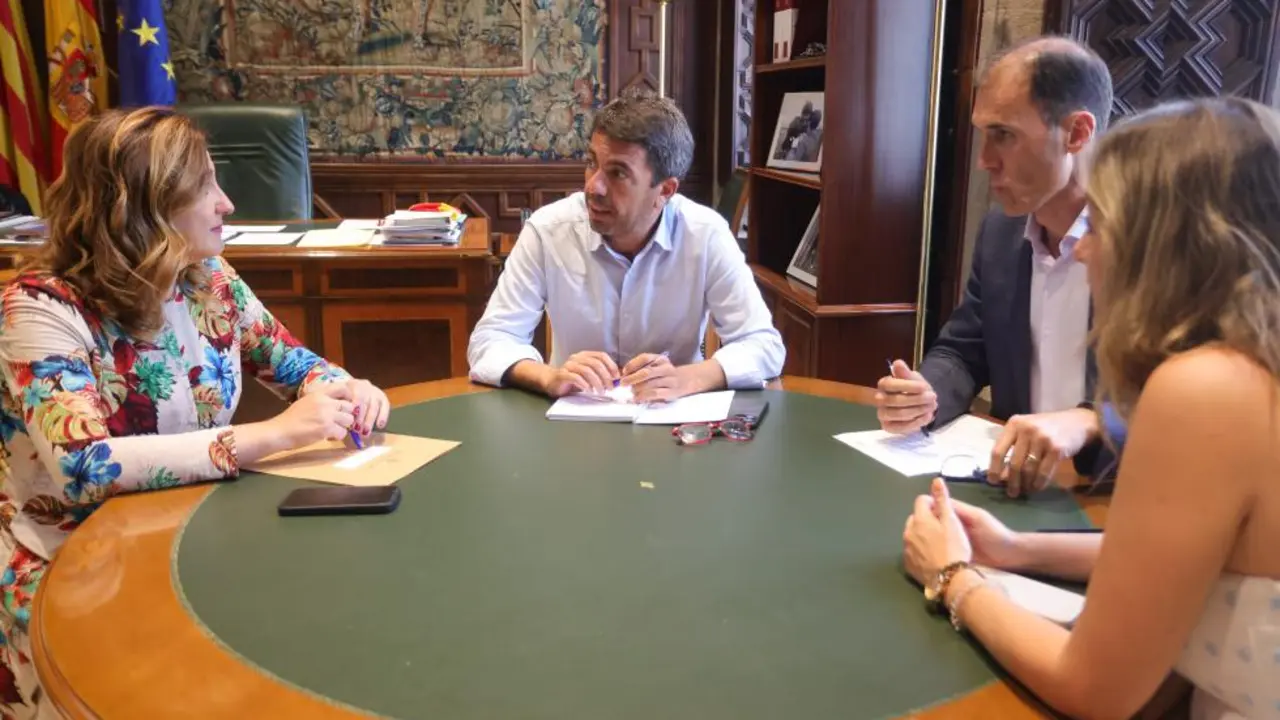 Reunión entre Generalitat y Ayuntamiento. Fuente: Generalitat Valenciana. 