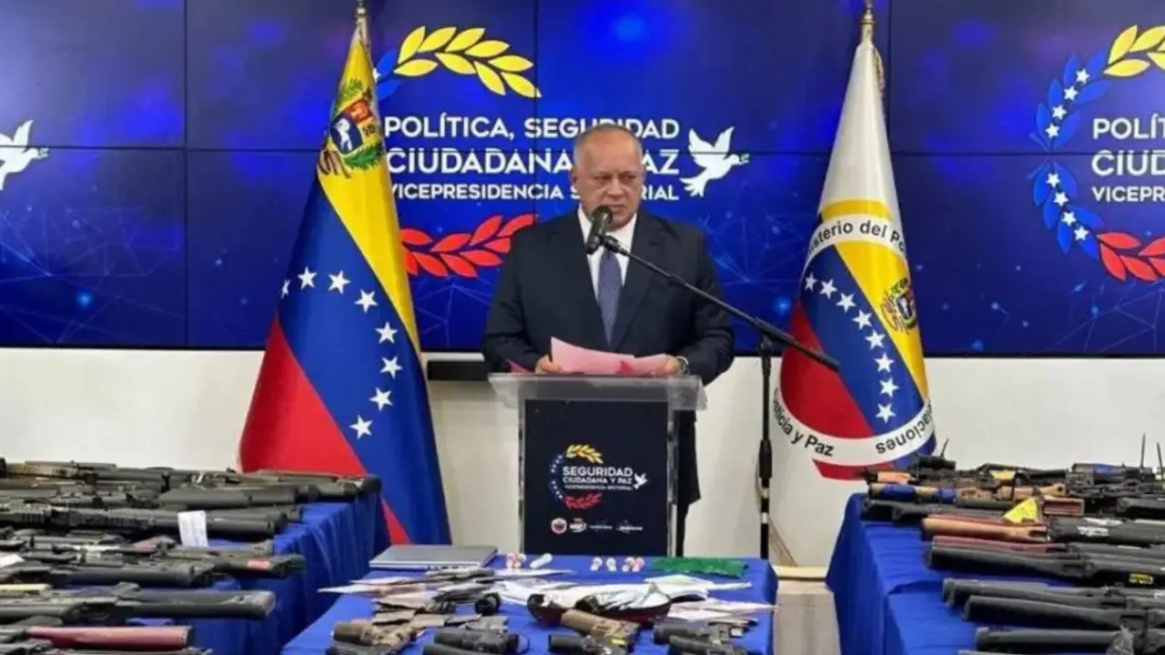 El ministro de Interior de Venezuela acusa a los detenidos españoles de pertenecer al CNI. (Foto: Gobierno de Venezuela).