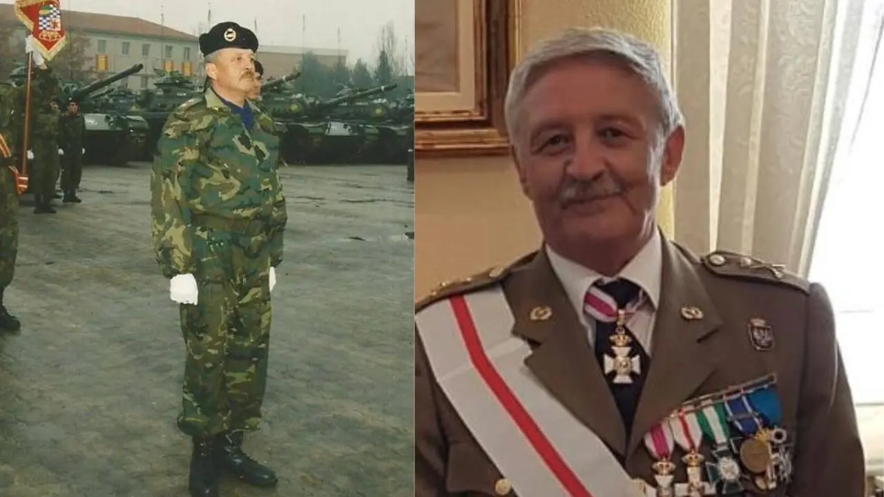 El general del Ejército de Tierra Marín Bello fue el primer militar español que mandó una misión multinacional de la OTAN. (Fotos cedidas por M.B.).