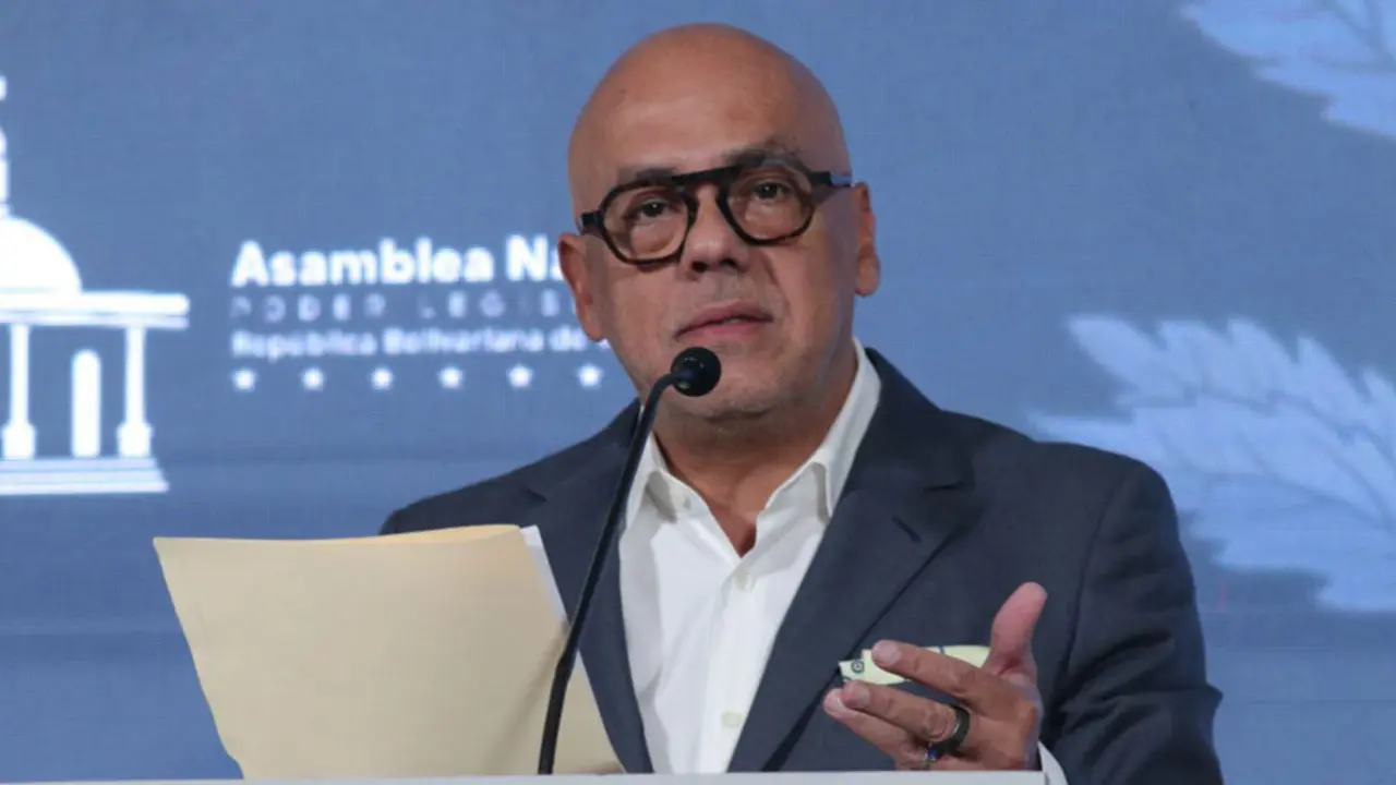 Jorge Rodríguez, presidente de la Asamblea Nacional en Venezuela.