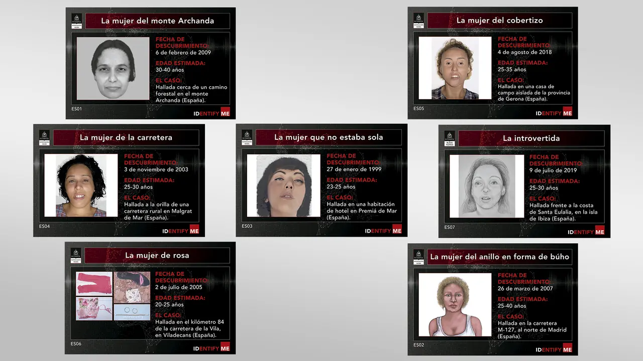 En España la Policía Nacional colabora en los 7 casos de víctimas halladas en el país