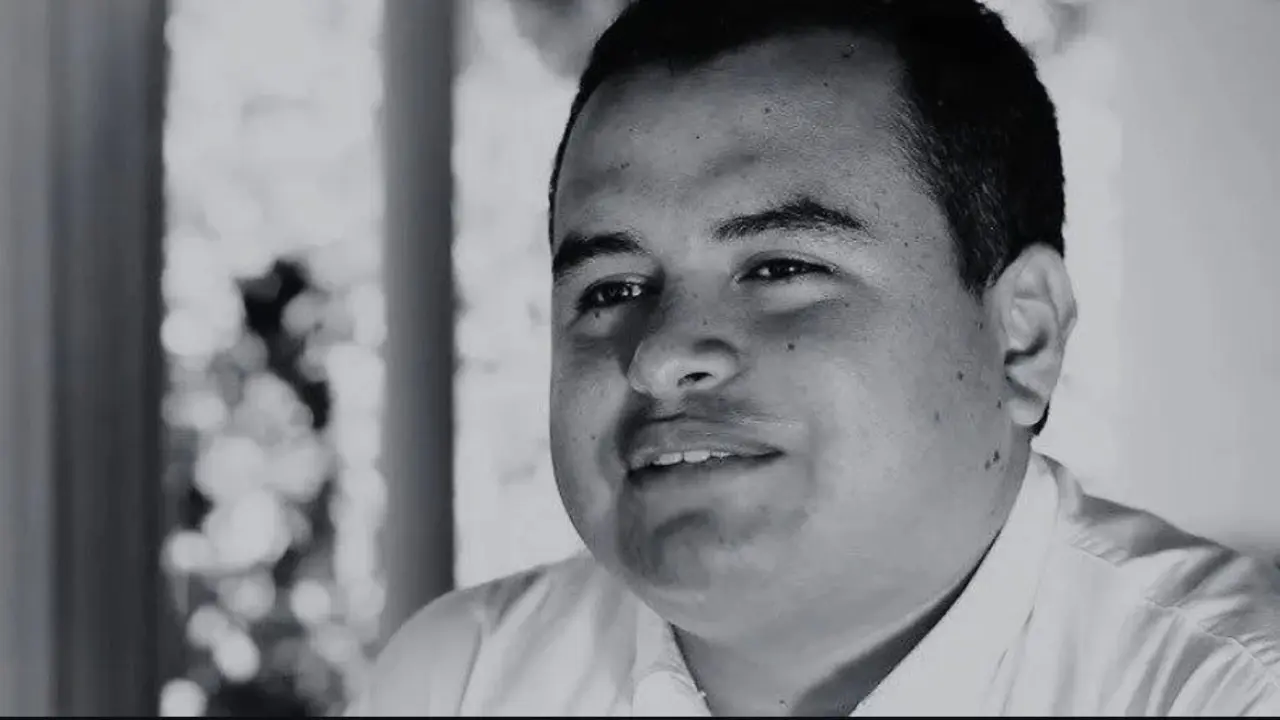 Edwin Santos, activista y miembro del partido democrático, Voluntad Popular.