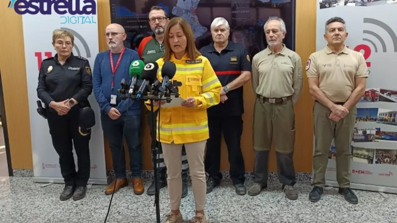 Rosa Tourís, capitana de la Guardia Civil y directora general de Prevención de Incendios de la Generalitat Valenciana, en su intervención de este miércoles 6 de noviembre.