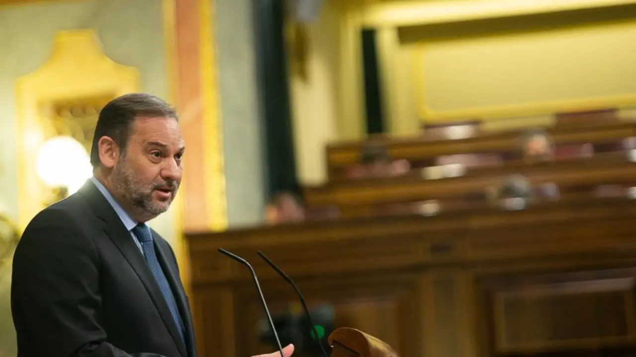 José Luis Ábalos en el Congreso de los Diputados