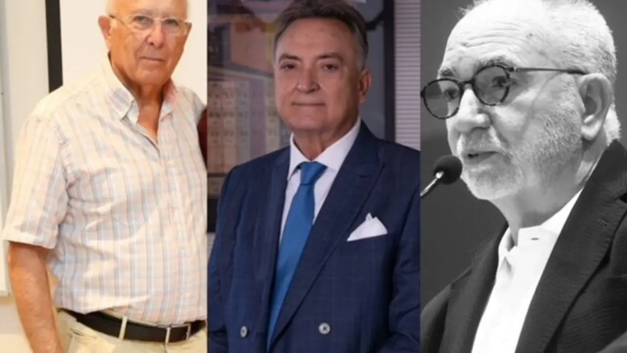 José Luis Marín, Miguel Burdeos y Vicente Tarancón