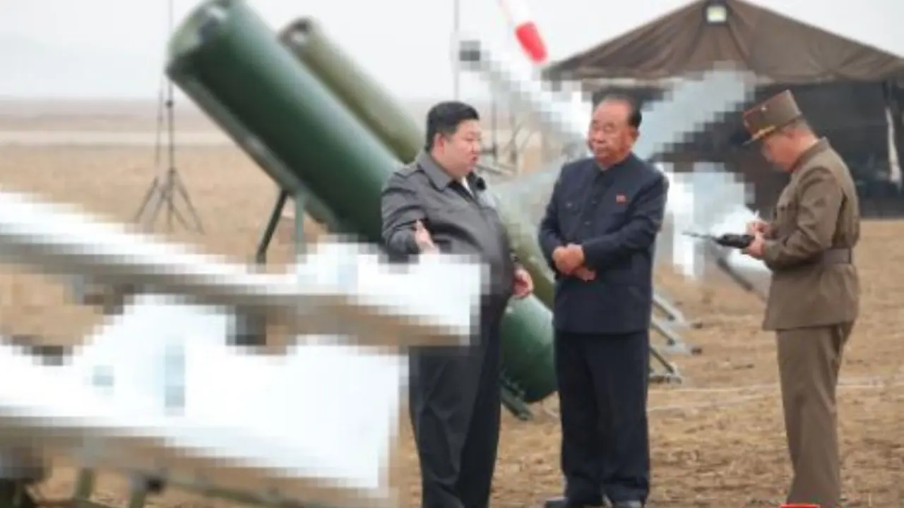 Kim Jong Un quiere "redoblar esfuerzos" en la producción de este tipo de aeronaves no tripuladas. (Imagen: KCNA).