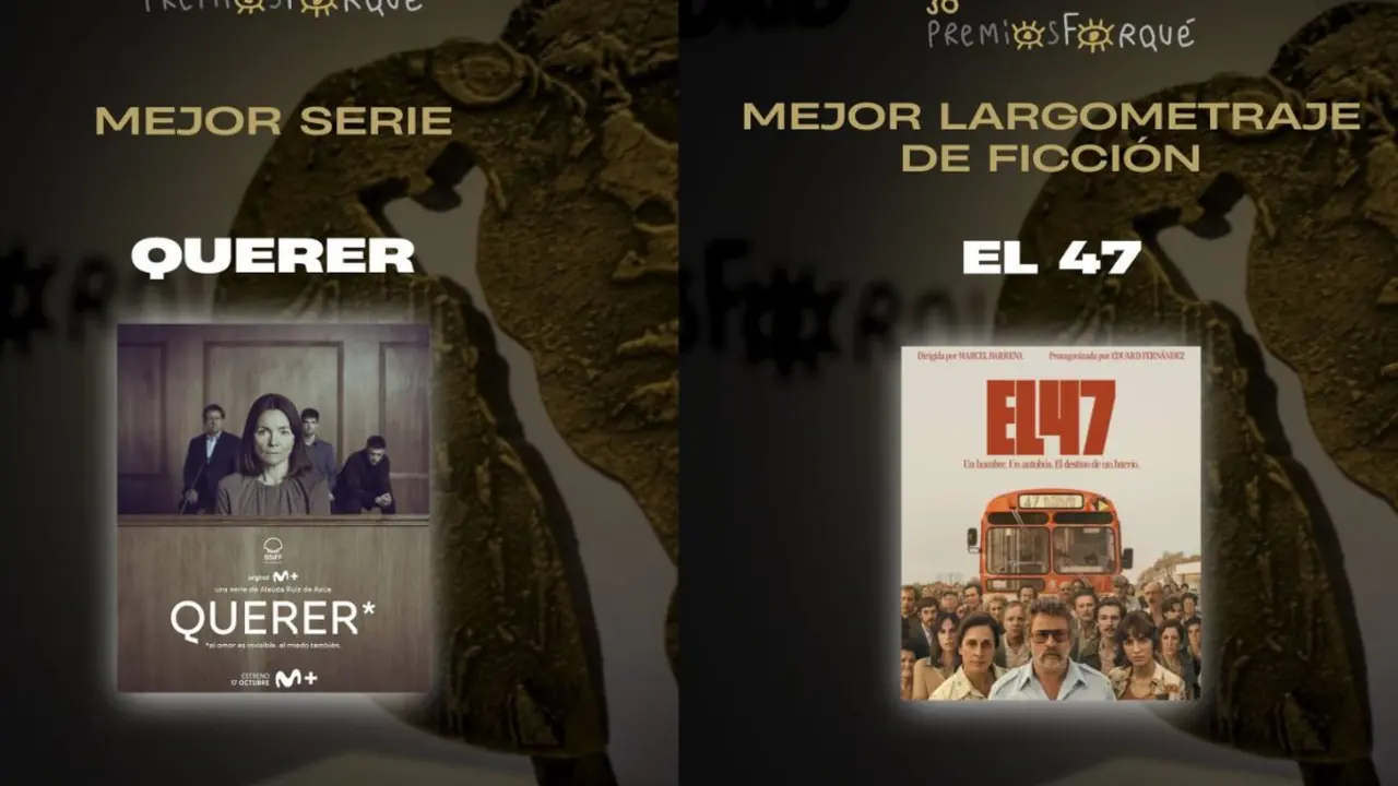 El 47 y Querer grandes triunfadoras de los Premios Forqué