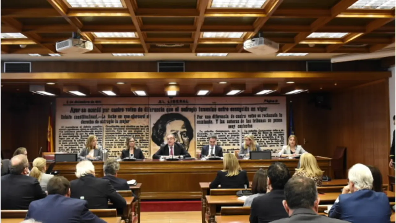Constitución de la Comisión. Imagen: Senado